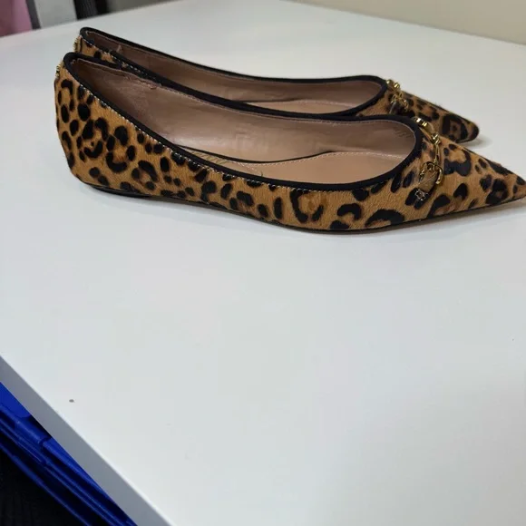 Sam Edelman Nori Flat size 6 Color Tan/Black Leopard Print NWOT - Picture 4 of 10